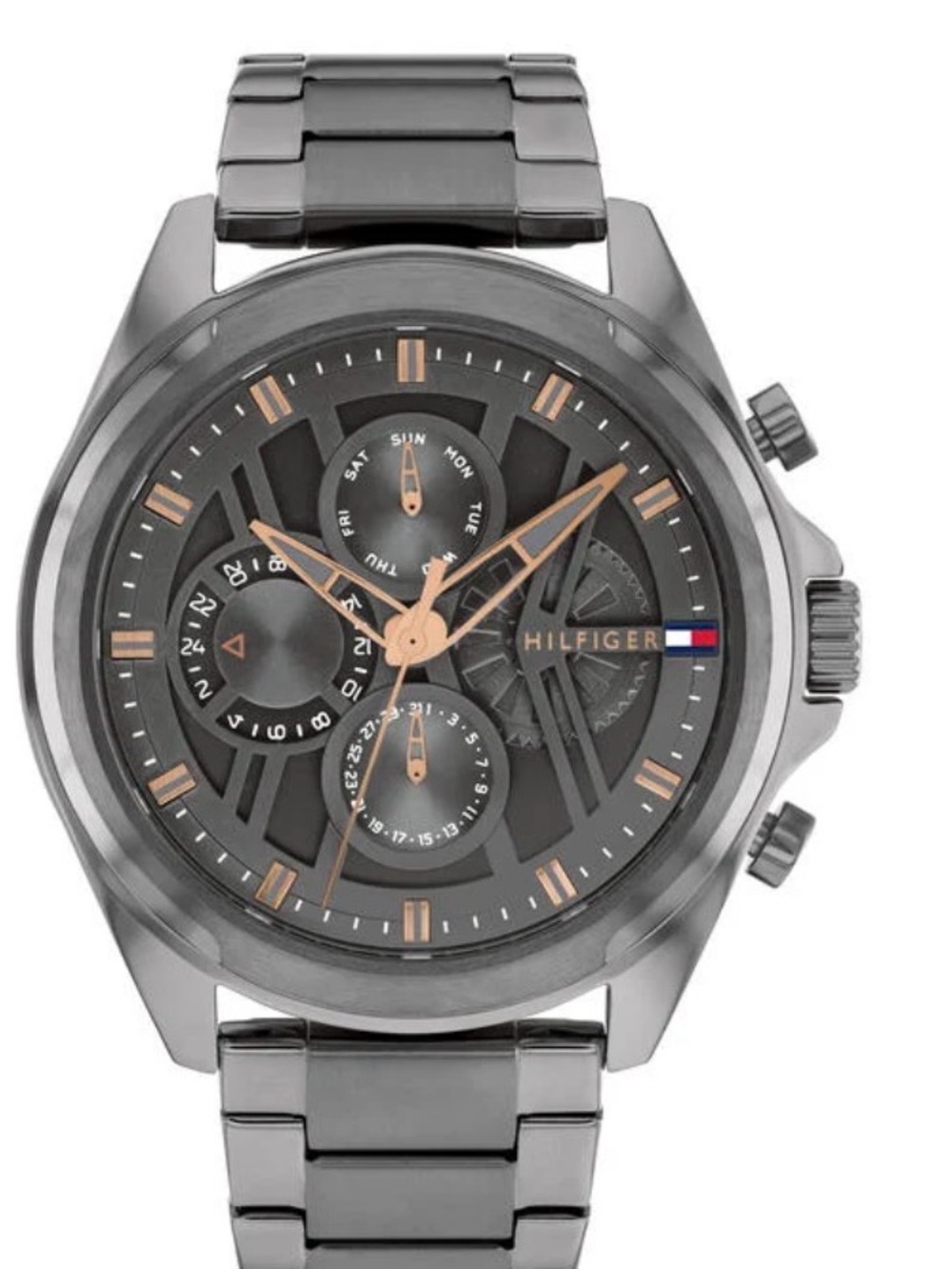 TOMMY HILFIGER
Men's Skeleton Watch, NWOT IB